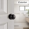 image:imageProbrico Keyless Privacy Door Knobs with LockInterior Door Locks for Bedroom BathroomBall Shape Door Lockset in Oil Rubbed Bronze Finish5 PackOil Rubbed Bronze