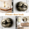 image:imageProbrico Privacy Door Knob Bed Bathroom Interior Door Handle Lock Oil Rubbed BronzeAntique Brass