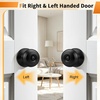 image:imageProbrico Privacy Door Knob Bed Bathroom Interior Door Handle Lock Oil Rubbed BronzeBlack