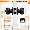 image:imageProbrico Privacy Door Knob Bed Bathroom Interior Door Handle Lock Oil Rubbed BronzeBlack