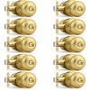 image:imageProbrico Privacy Door Knob Bed Bathroom Interior Door Handle Lock Oil Rubbed BronzeBrushed Brass