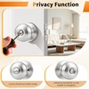 image:imageProbrico Privacy Door Knob Bed Bathroom Interior Door Handle Lock Oil Rubbed BronzeBrushed Nickel