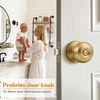 image:imageProbrico Privacy Door Knob Bed Bathroom Interior Door Handle Lock Oil Rubbed BronzeChampagne Bronze