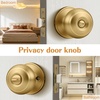 image:imageProbrico Privacy Door Knob Bed Bathroom Interior Door Handle Lock Oil Rubbed BronzeChampagne Bronze