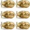 image:imageProbrico Privacy Door Knob Bed Bathroom Interior Door Handle Lock Oil Rubbed BronzeChampagne Bronze