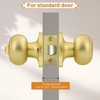 image:imageProbrico Privacy Door Knob Bed Bathroom Interior Door Handle Lock Oil Rubbed BronzeGold