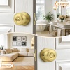 image:imageProbrico Privacy Door Knob Bed Bathroom Interior Door Handle Lock Oil Rubbed BronzeGold