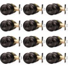image:imageProbrico Privacy Door Knob Bed Bathroom Interior Door Handle Lock Oil Rubbed BronzeOil Rubbed Bronze