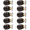 image:imageProbrico Privacy Door Knob Bed Bathroom Interior Door Handle Lock Oil Rubbed BronzeOil Rubbed Bronze
