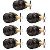 image:imageProbrico Privacy Door Knob Bed Bathroom Interior Door Handle Lock Oil Rubbed BronzeOil Rubbed Bronze