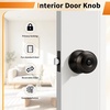 image:imageProbrico Privacy Door Knob Bed Bathroom Interior Door Handle Lock Oil Rubbed BronzeOil Rubbed Bronze