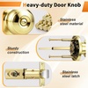 image:imageProbrico Privacy Door Knob Bed Bathroom Interior Door Handle Lock Oil Rubbed BronzePolished Brass
