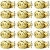 image:imageProbrico Privacy Door Knob Bed Bathroom Interior Door Handle Lock Oil Rubbed BronzePolished Brass