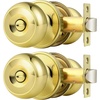 image:imageProbrico Privacy Door Knob Bed Bathroom Interior Door Handle Lock Oil Rubbed BronzePolished Brass