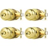 image:imageProbrico Privacy Door Knob Bed Bathroom Interior Door Handle Lock Oil Rubbed BronzePolished Brass