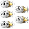 image:imageProbrico Privacy Door Knob Bed Bathroom Interior Door Handle Lock Oil Rubbed BronzePolished Chrome