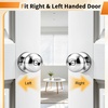 image:imageProbrico Privacy Door Knob Bed Bathroom Interior Door Handle Lock Oil Rubbed BronzePolished Chrome