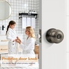 image:imageProbrico Privacy Door Knob Bed Bathroom Interior Door Handle Lock Oil Rubbed BronzeSatin Gunmetal