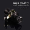 image:imageProbrico Privacy Door Knobs for Bedroom BathroomInterior Door Locks in Oil Rubbed Bronze FinishTulip Shape Keyless Door Lockset6 Pack