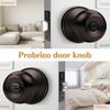 image:imageProbrico Privacy Interior Door Knobs Bed and Bath Handle Levers Keyless Brushed Nickel Lockset 6 PackOil Rubbed Bronze