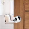 image:imageProbrico Privacy Interior Door Knobs Bed and Bath Handles Keyless Sain Nickel Locksets 6 PackPolished Chrome