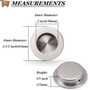 image:imageProbrico Recessed Stainless Steel Flush Pull Handle Round Large