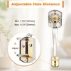 image:imageProbrico Smart Keyless Entry Door Lock DeadboltFront Door Handleset with Fingerprint Deadbolt Electronic Digital Keypad Deadbolt Lock with HandleAppAutoLockingBlackSatin Nickel