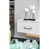 image:imageProbrico Stainless Steel Kitchen Cabinet Square Handles Brushed Nickel 5 in Holes Centers 55 in Total Length 10 PackSatin Nickel
