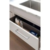 image:imageProbrico Stainless Steel Kitchen Cabinet Square Handles Brushed Nickel 5 in Holes Centers 55 in Total Length 10 PackSatin Nickel