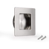 image:image1 PackProbrico Recessed Sliding Door Pull Brushed Nickel Furniture Flush Door Handle Stainless Steel Flush Finger Pull Square 234 Inch Recessed Handle Sliding Flush Door Pull