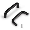 image:imageProbrico 10 Pack 33496mm Hole Centers Plastic Kitchen Cabinet Cup Board Door Handles Modern Black Dresser Door Pulls