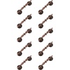 image:imageProbrico 10 Pack Cabinet Handles in Antique Copper FinishVintage Drawer Pulls for KitchenClassic Style Dresser Handles