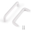image:imageProbrico 10 Pack Modern Plastic Kitchen Cabinet Dresser Door Handles and Pulls White Color 96mm 334 Hole Centers