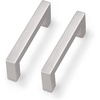 image:imageProbrico 4 Inch Satin Nickel Cabinet Pulls Stainless Steel 10 Pack Door Cabinet HandlesDrawer Dresser Pull Knobs Kitchen Furniture Hardware for Cupboard WardrobeTotal Lenght412 Inch 114mmBrushed Nickel