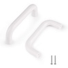 image:imageProbrico 5 Pack White Cabinet Pulls 3 Inch76mm Hole Center Drawer Handles Plastic Kitchen Cabinet Hardware Modern Euro Cupboard Drawer Pulls