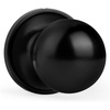 image:imageProbrico Ball Dummy Door Knob Stainless Steel Inactive Door Knobs Brushed Nickel 2 PackBlack