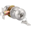 image:imageProbrico Colonial Keyed Entry Door Knob Oil Rubbed Bronze Entrance Door Lock Single Cylinder Keyed Door Lock for Interior ExteriorBrushed Nickel