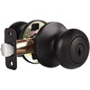 image:imageProbrico Entry Door Knobs with Lock Keyed Alike Interior Exterior Door Locks in Brushed Nickel Finish 4 Pack Stainless Steel Modern Entrance Locksets for Bedroom OfficeOil Rubbed Bronze