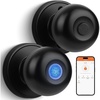 image:imageProbrico Fingerprint Door Lock Smart Door Knob Fingerprint Door Knob with APP Control for Bedroom Garage Office Closet Apartment Round Electronic Door Lock Satin NickelBlack