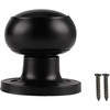 image:imageProbrico Flat Ball Single Dummy Door Knobs NonTurning Interior Door Handles Oil Rubbed Bronze 10 PackBlack