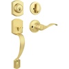 image:imageProbrico Front Door Lock Set Satin Nickel Door Handle Set Entry Door Locksets with Deadbolt Single Cylinder Front Door Handle and Deadbolt Set 1 SetGold