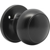 image:imageProbrico Interior Hallway Door Knobs for Hall or Closet Flat Ball Black Passage Door KnobsBlack