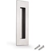 image:imageProbrico Stainless Steel Flush Pull Recessed Cabinet Sliding Door Knobs Furniture Handles for Pocket Flush Door Concealed Screws 6 Inches Overall Length