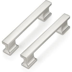 image:imageProbrico 10 Pack 5 Inch Matte Black Cabinet Handles HeavyDuty Drawer Pulls for Dresser Hardware CorrosionResistant Pulls for Cabinets and DrawersBrushed Nickel
