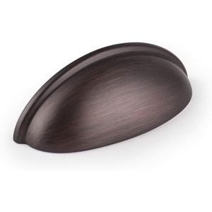 image:imageProbrico 20 Pack Cabinet Bin Cup Drawer Handles Pulls Kitchen Cabinet Door Hardware Oil Rubbed Bronze 3 Inch76mm Hole Center Semicircle Cup Dresser Closet Furniture Door Pulls