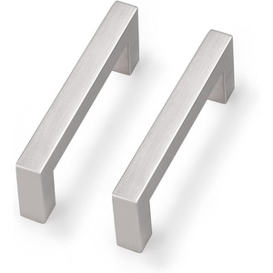 image:imageProbrico 4 Inch Satin Nickel Cabinet Pulls Stainless Steel 10 Pack Door Cabinet HandlesDrawer Dresser Pull Knobs Kitchen Furniture Hardware for Cupboard WardrobeTotal Lenght412 Inch 114mmBrushed Nickel