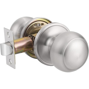 image:imageProbrico Colonial Style Passage Door Knobs Brushed Nickel Door Handle for HallCloset Door