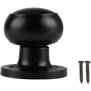 image:imageProbrico Flat Ball Single Dummy Door Knobs NonTurning Interior Door Handles Oil Rubbed Bronze 10 PackBlack