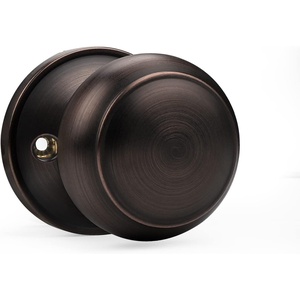 image:imageProbrico Flat Ball Single Dummy Door Knobs NonTurning Interior Door Handles Oil Rubbed Bronze 10 PackOil Rubbed Bronze