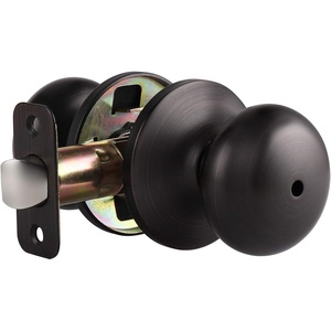 image:imageProbrico Keyless Privacy Door Knobs with LockInterior Door Locks for Bedroom BathroomBall Shape Door Lockset in Oil Rubbed Bronze Finish5 PackOil Rubbed Bronze